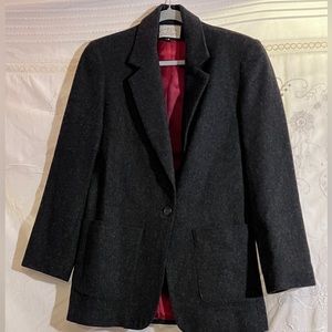 Vintage American Eagle Outfitters Women Gray Blazer looks new size four